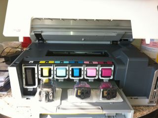 HP Photosmart C6150 Wireless All in One Inkjet Printer Extra Ink