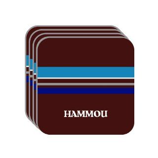 Personal Name Gift   HAMMOU Set of 4 Mini Mousepad