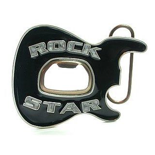 BLACK ROCK STAR Bottle Opener Belt Buckle 