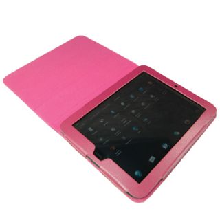 Leather Video Stand Pouch Case LCD for HP Touchpad