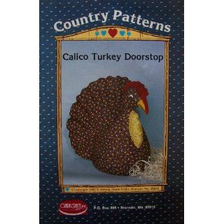 Country Patterns Calico Turkey Doorstop [ Pattern #103