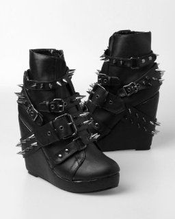 Abbey Dawn By Avril Lavigne 109 Spiked Studded Wedge