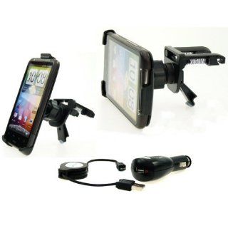 Buybits Car Kit for HTC Desire HD   Vehicle Air Vent Mount
