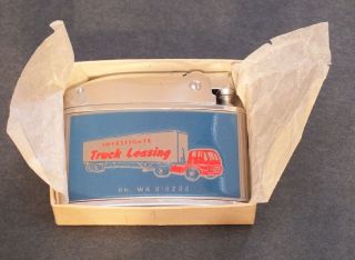 Vintage Hudgins Cartage Co. Truck Leasing Cigerette Lighter Fort Worth