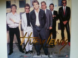 Huey Lewis And The News Japan Tour 1985 Official Program made in Japan