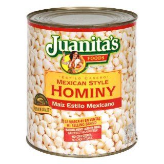 Juanitas Mexican Style Hominy Number 10, 105 ounces (Pack of6) 