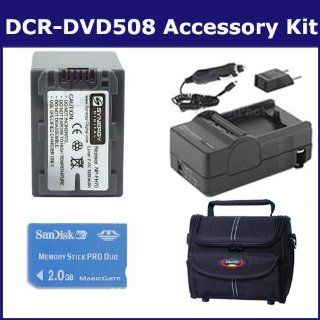 Sony DCR DVD508 Camcorder Accessory Kit includes: SDM 109