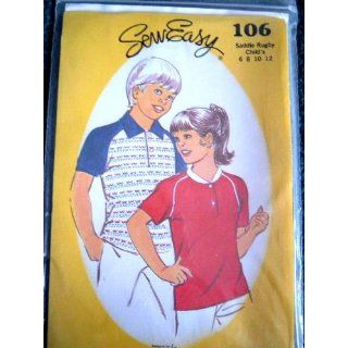  SHIRT SIZE 6 8 10 12 SEW EASY SEWING PATTERN 106 
