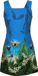 Short Tank Dress   Womens Floating Martini (New Print
