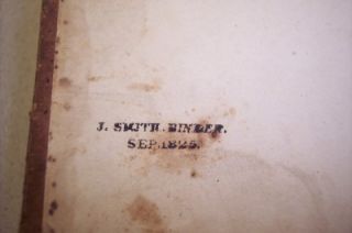 Hugh P Jones Red Granite Personal Welsh Bible 1824 SPCK