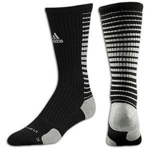 adidas Team Speed Vertical Crew Sock   Mens   Black/Aluminum