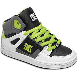 DC Shoes Rebound   Boys Preschool   Skate   Shoes   White/Black/Soft