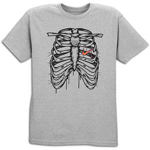 The Nike Rib Cage T Shirt is made of 100% cotton for a comfortable fit