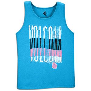 Volcom Long Stretch Tank   Mens   Casual   Clothing   Neon/Turquoise