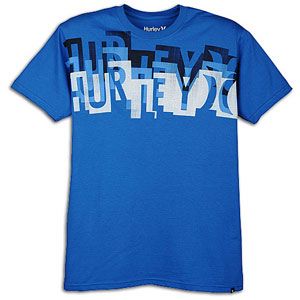 Hurley Staggerly S/S T Shirt   Mens   Casual   Clothing   Royal