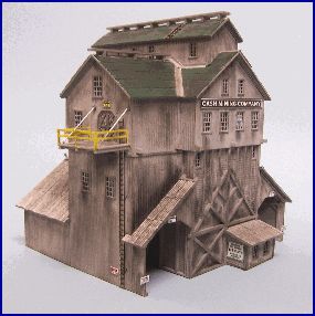 Silver King Ore House Mine Processing Loadout Laser Wood Kit HO Scale