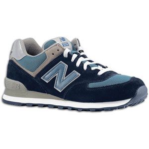 New Balance 574   Mens   Running   Shoes   Navy/Silver/White