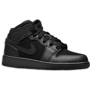 Jordan 1 Phat   Boys Grade School   Basketball   Shoes   Black/Black