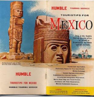 Humble Touring Service Touristips for Mexico 1961