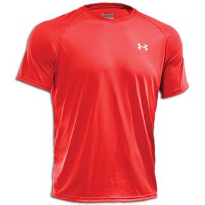 Under Armour S/S Tech T Shirt   Mens   Training   Clothing   Red