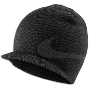 Nike Visor Logo Knit Cap   Mens   Skate   Clothing   Black