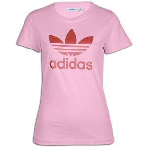adidas Originals Trefoil S/S Logo T Shirt   Womens   Diva/Glint
