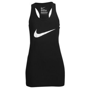 Nike Swoosh Racerback Tank   Womens   Casual   Clothing   Black