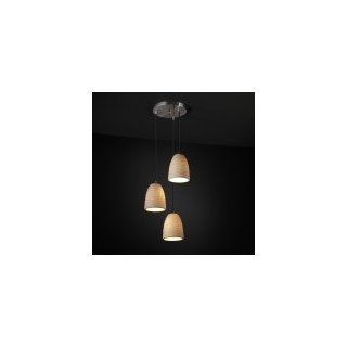 Limoges Pendants Three Light Pendant with Canopy Shade