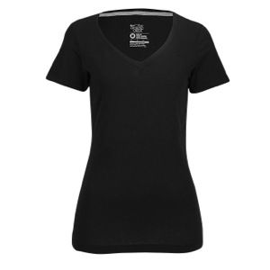 Nike Classic Swoosh V Neck T Shirt   Womens   Casual   Clothing