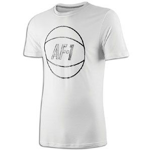 Nike Air Force 1 Ball Crew T Shirt   Mens   Casual   Clothing   White