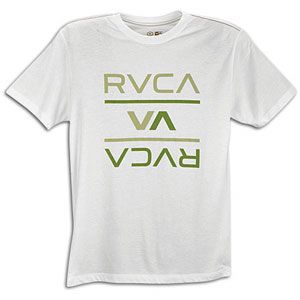 RVCA Reversed S/S T Shirt   Mens   Casual   Clothing   Almond Tea