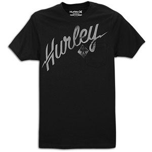 Hurley Striker Pocket S/S T Shirt   Mens   Casual   Clothing   Black