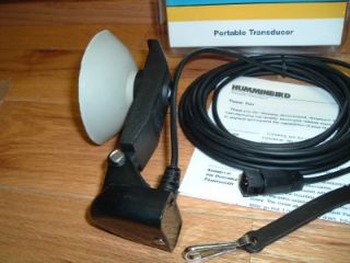 Humminbird Portable Transducer w/ Temp. Sensor fits Piranha Matrix see