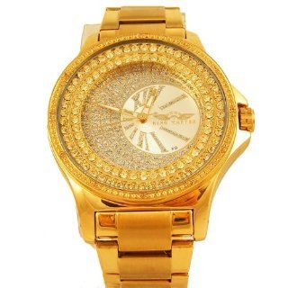 Mens King Master Genuine Diamond with crystal Watch Watches 