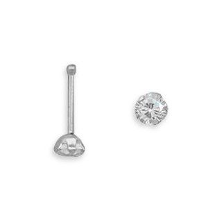 3mm CZ Nose Stud. Nose Studs are sold in pairs. Jewelry