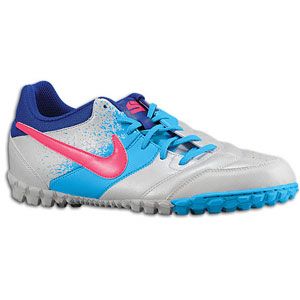Nike Nike5 Bomba   Mens   Soccer   Shoes   White/Blue Glow/Pink Flash