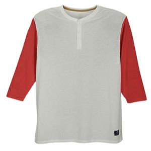 Nike Classic DFB 3/4 Henley   Mens   Casual   Clothing   Summit White