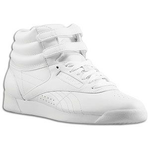 Reebok Freestyle Hi   Womens   Basketball   Shoes   White/White/White