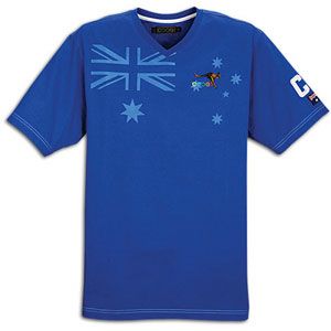 Coogi Kangaroo V Neck S/S T Shirt   Mens   Casual   Clothing   Royal