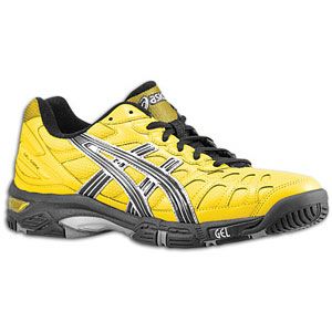 ASICS® Gel Game 3   Mens   Tennis   Shoes   Blazing Yellow/Black