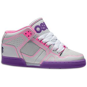 Osiris NYC 83 Mid   Womens   Skate   Shoes   White/Purple/Pink