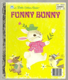 Funny Bunny 1978 Little Golden Book Learnard Provensen