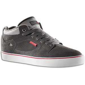 Emerica HSU   Mens   Skate   Shoes   Grey/Grey/Red