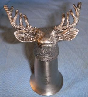 Jagermeister Stag Head Stirrup Cups Shot Glasses