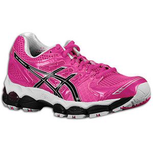 ASICS® Gel   Nimbus 14   Womens   Running   Shoes   Neon Pink/Black