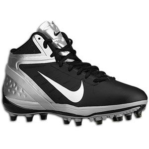 Nike Alpha Talon Elite 3/4   Mens   Football   Shoes   Black/White