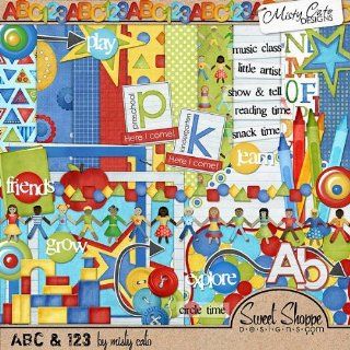  Scrapbooking Kit ABC & 123 by Misty Cato Arts, Crafts & Sewing