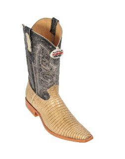 Los Altos Rustic Oryx Teju Square Toe Cowboy Boots: Shoes