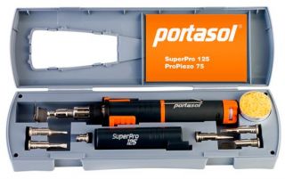 Portasol 010589330 Super Pro 125 Watt Heat Tool Kit   