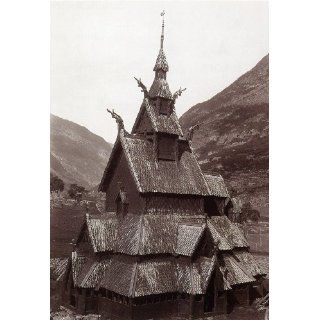 Medieval Stave Church Poster   Norway 